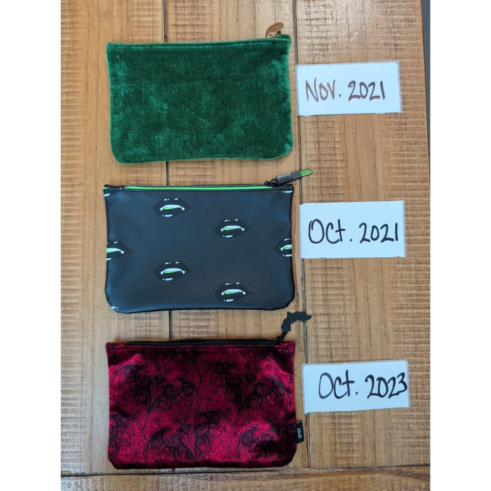 LOT 17 IPSY Glam Bag Cosmetic Purse Crafts Pencil Bags Pouches Makeup Assorted
